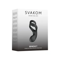 SVAKOM - Benedict Double Anneau Stimulateur de Périnée - Noir