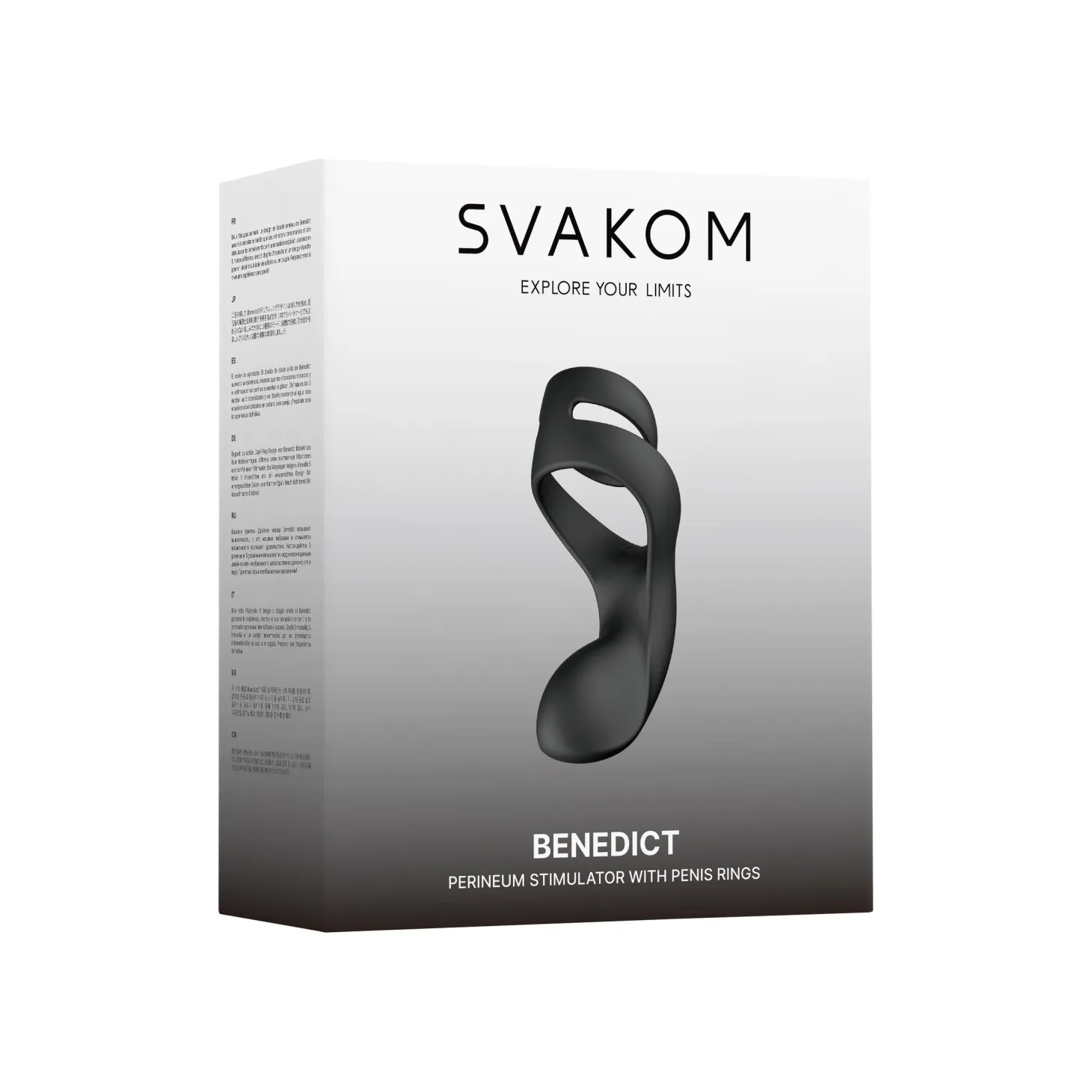 SVAKOM - Benedict Double Anneau Stimulateur de Périnée - Noir