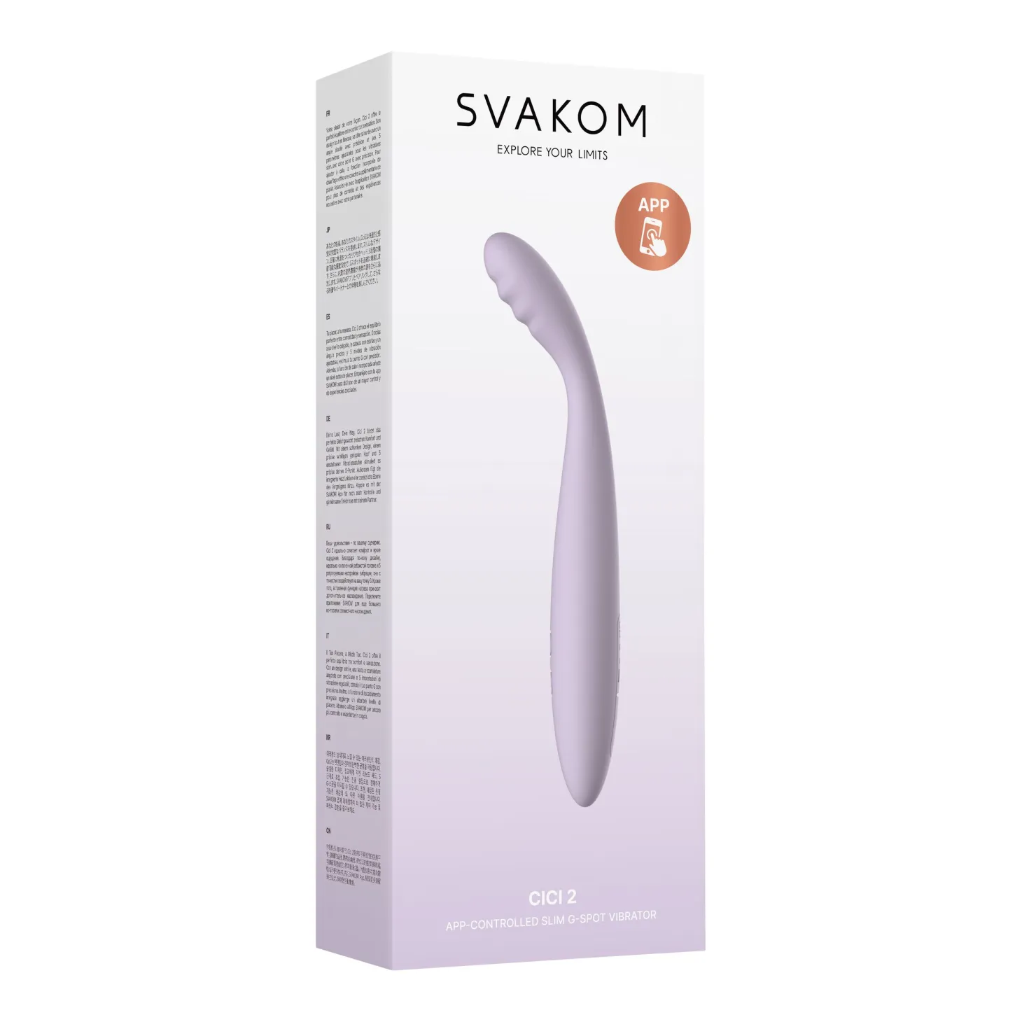 SVAKOM - Cici 2 - Vibromasseur flexible pour le point G - Lavande