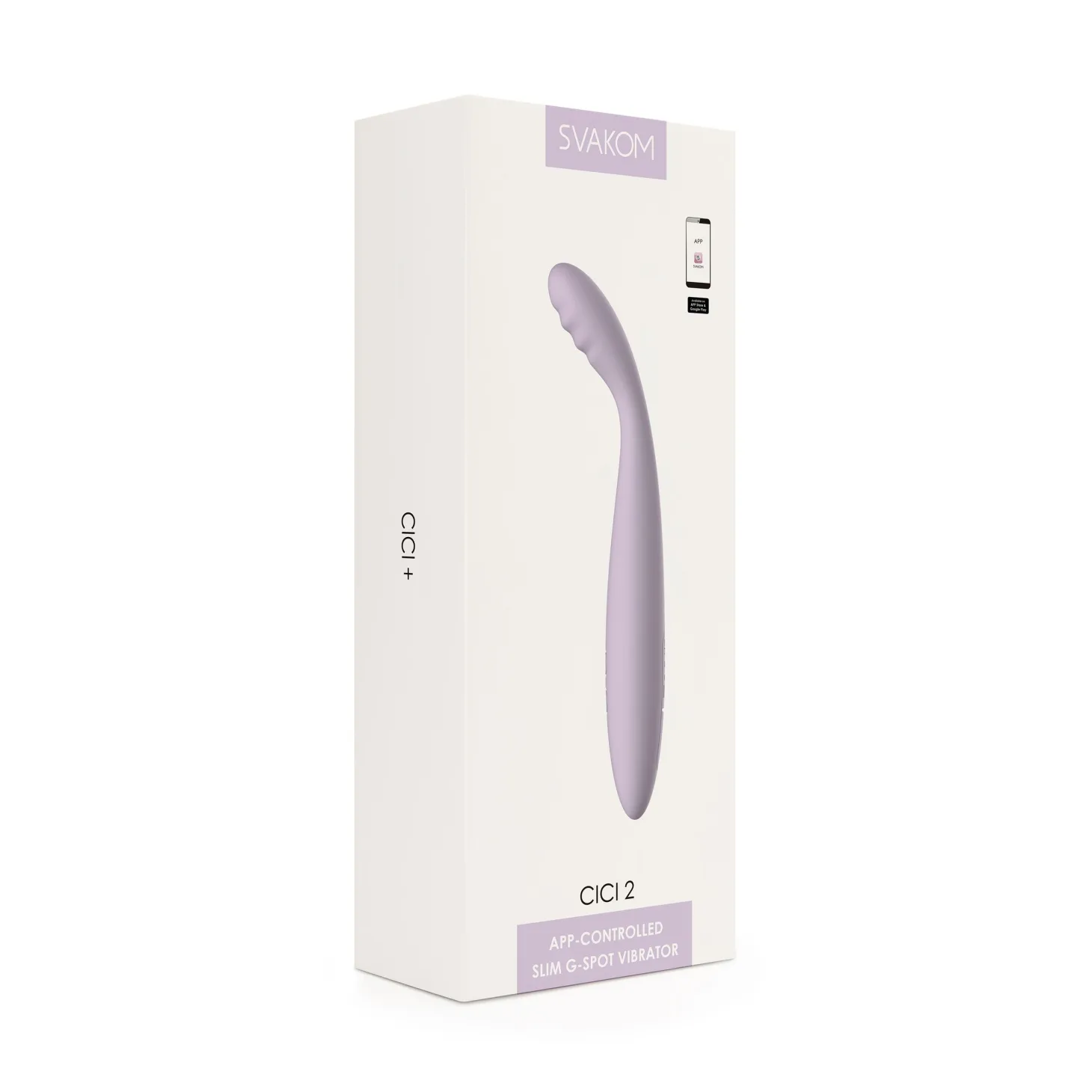 SVAKOM - Cici 2 - Vibromasseur flexible pour le point G - Lavande