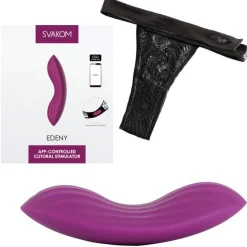 SVAKOM - Edeny - Stimulateur clitoridien avec appli - Violet