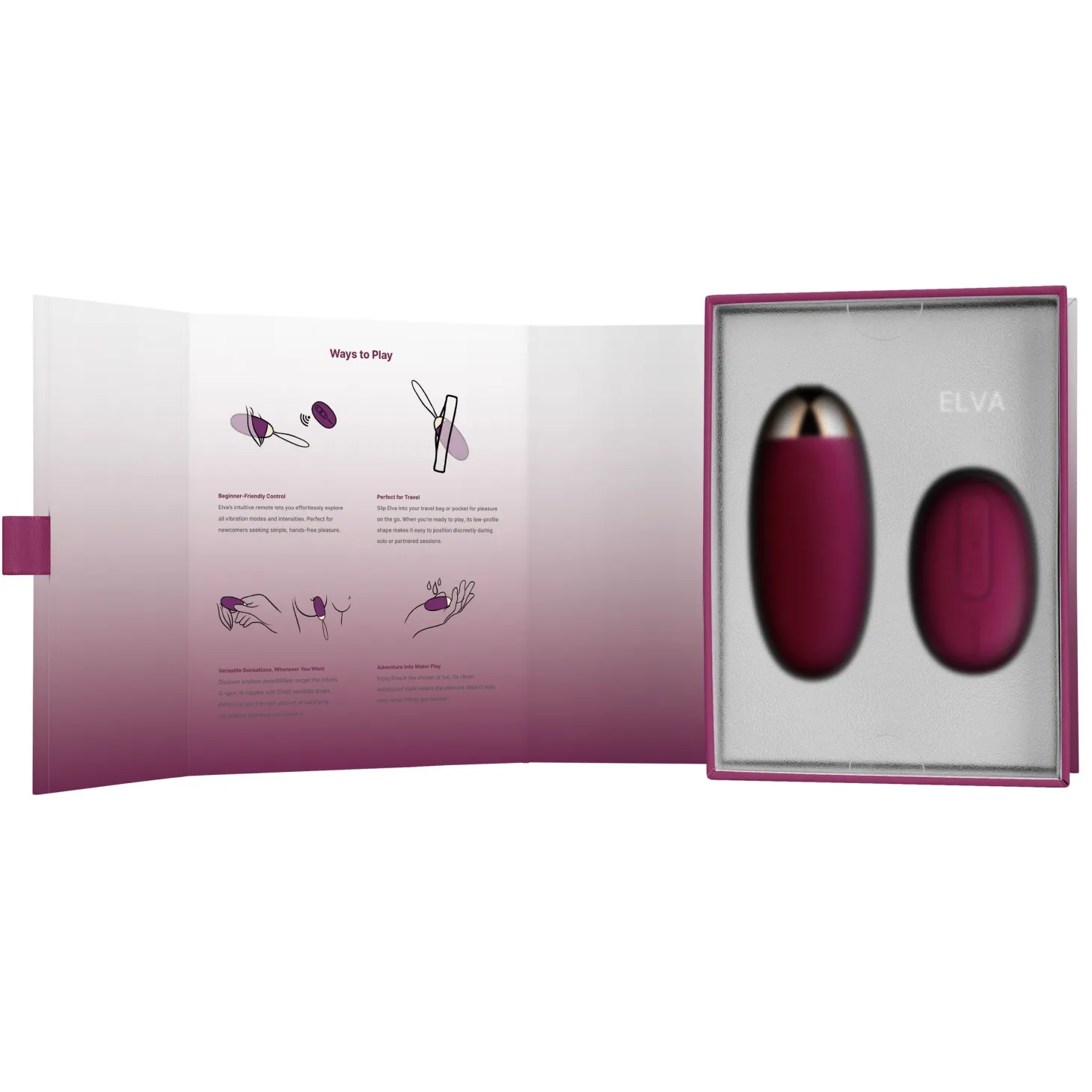 SVAKOM - Elva Œuf Vibrant avec Télécommande - Violet