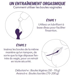 SVAKOM - Nova - Set d'entraînement de Kegel - Violet