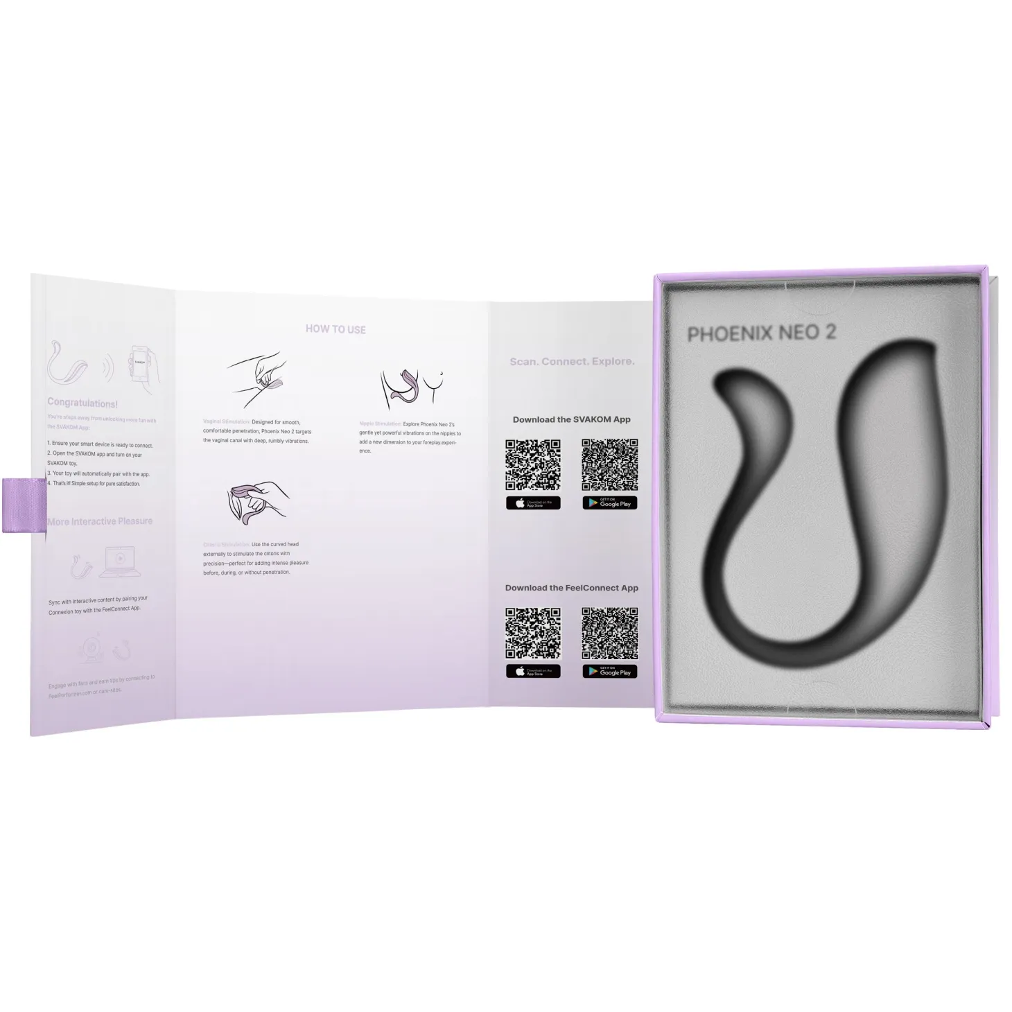 Svakom - Phoenix Neo 2 Bullet Vibrateur - Lavender
