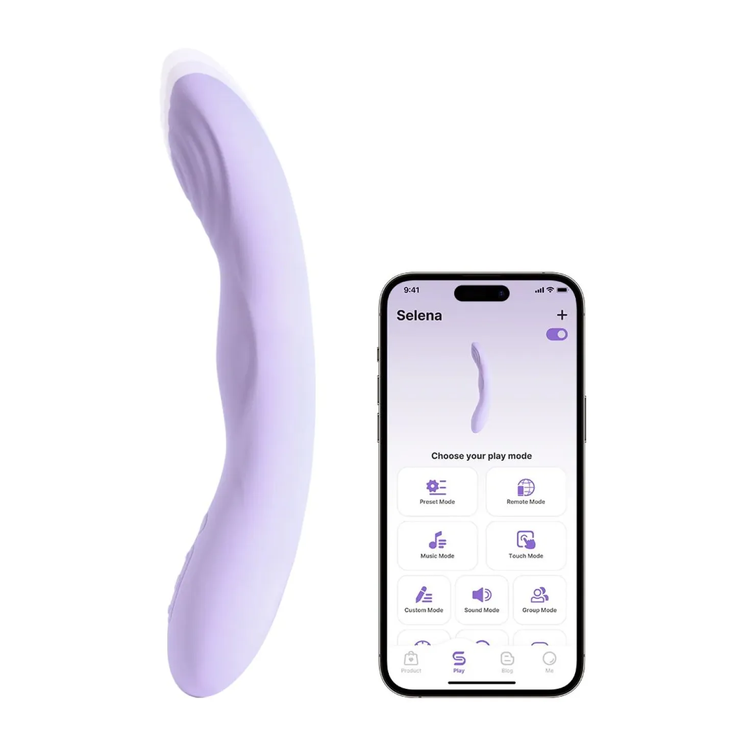 Svakom - Selena Vibromasseur Chauffant - Lavender