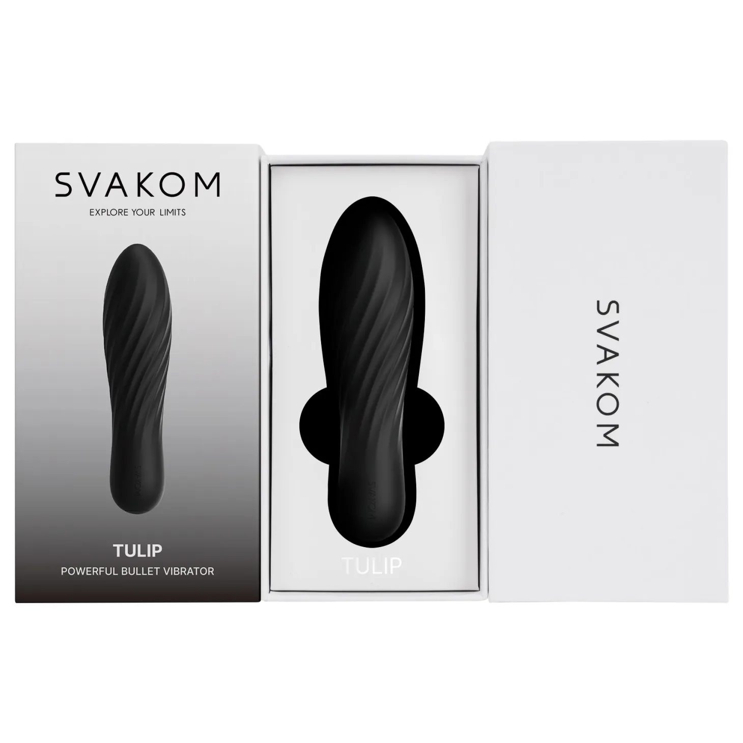 SVAKOM - Tulip - Vibromasseur puissant - Noir