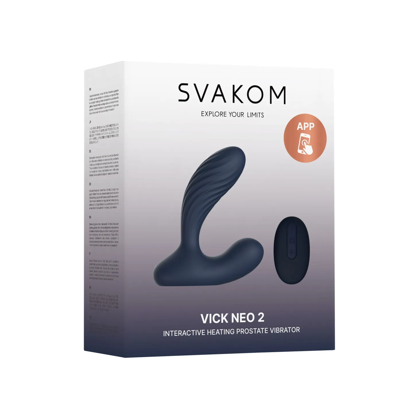 SVAKOM - Vibromasseur Prostatique Vick Neo 2 - Bleu