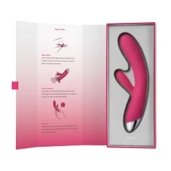 SVAKOM - Vibromasseur rabbit chauffant 