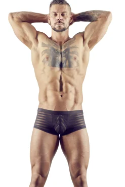 Svenjoyment – Collant Rayé – Semi Transparent
