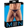 Svenjoyment Underwear - String avec Anneau Pénien Amovible - Noir