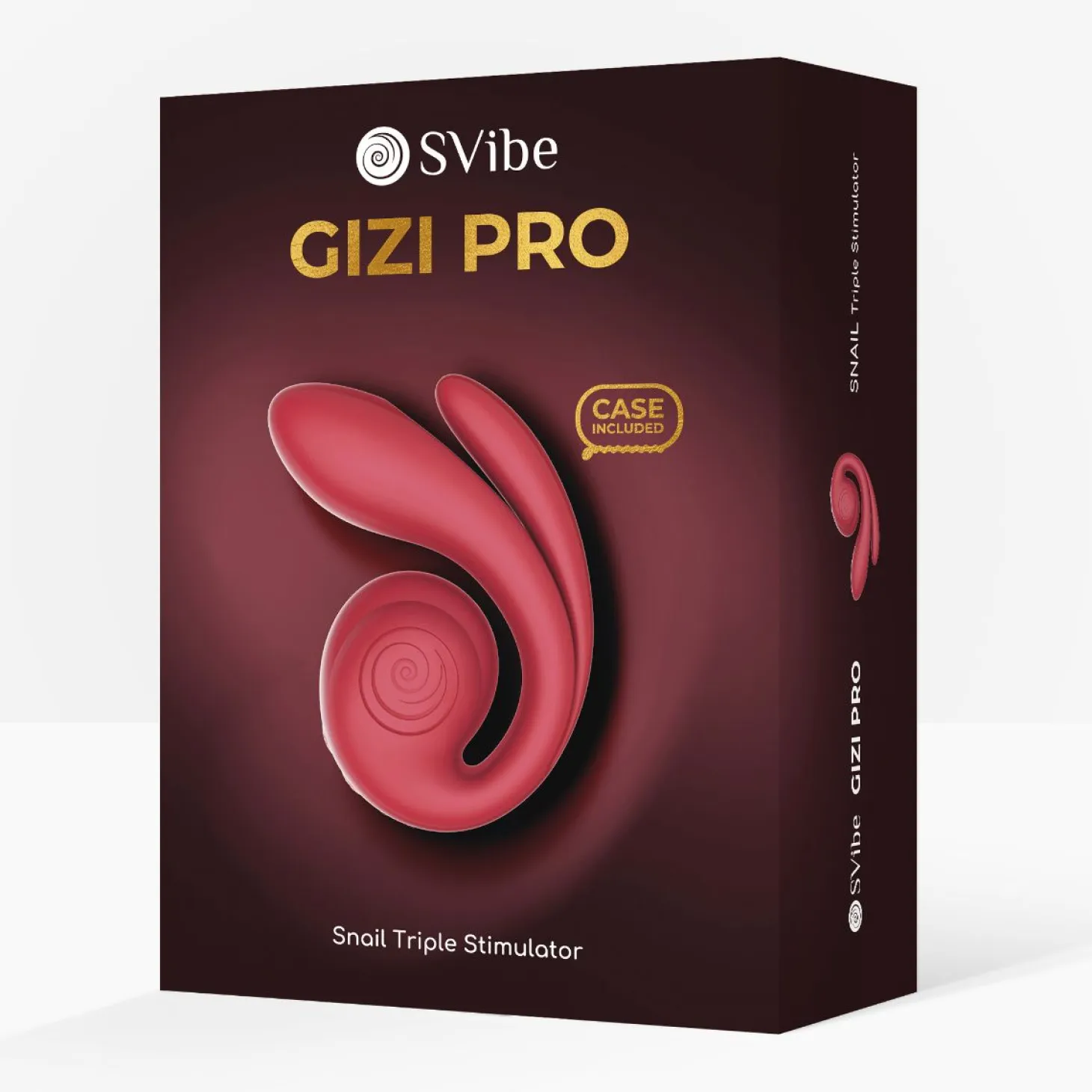 SVibe - Gizi Pro Vibromasseur Triple - Bordeaux