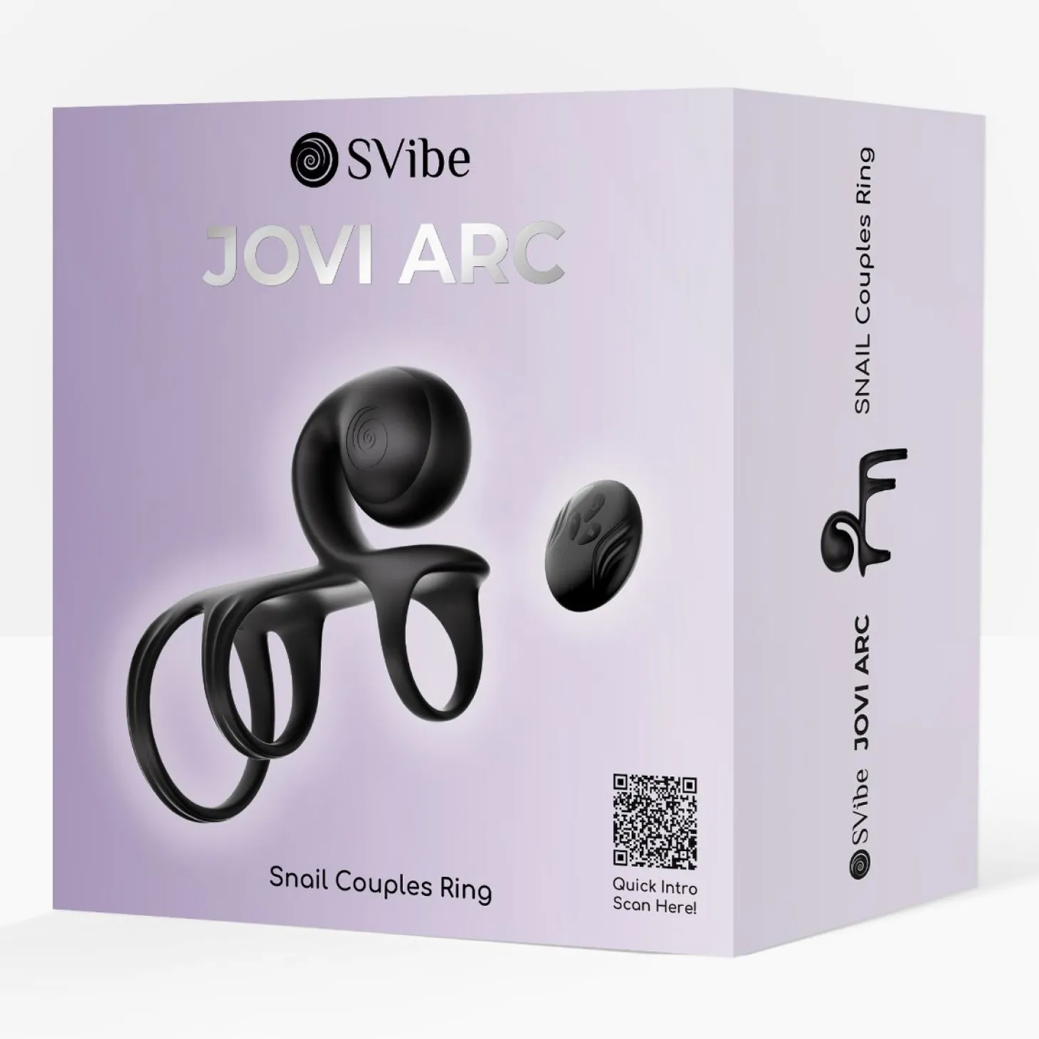 SVibe - Jovi Arc Anneau pour Couples - Noir