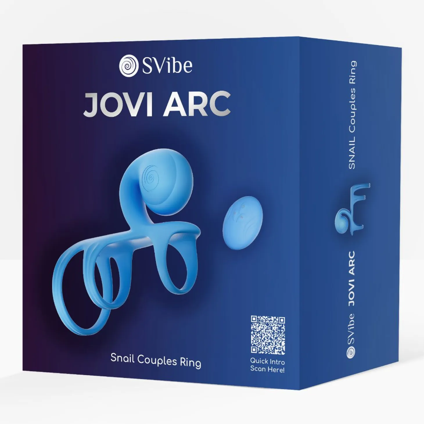 SVibe - Jovi Arc Anneau pour Couples - Bleu