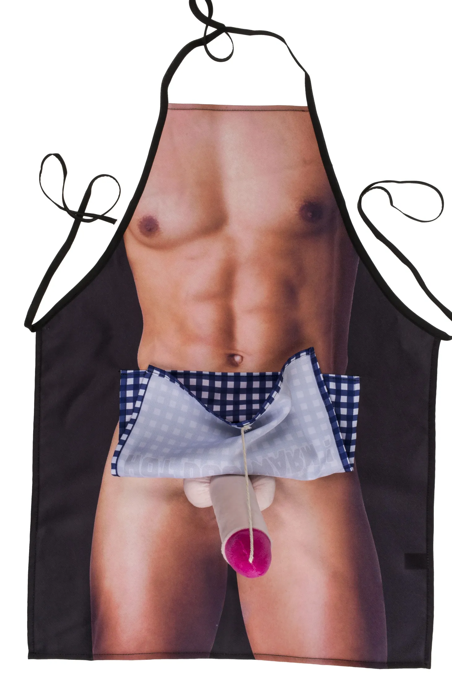 Tablier de cuisine - Corps masculin avec pénis surprenant