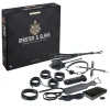 Tease & Please - Jeu BDSM Deluxe avec 9 accessoires - Noir