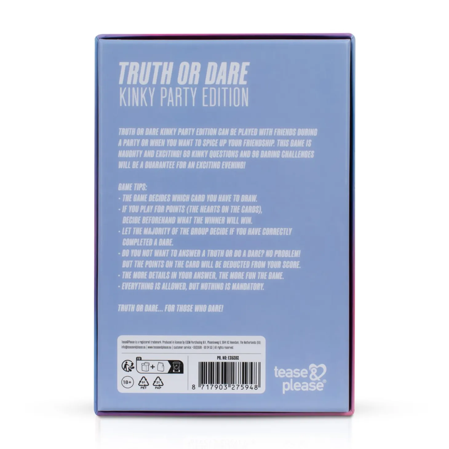 Tease & Please - Truth or Dare Kinky Edition - pour un Groupe