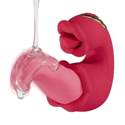 Teazers – Double Tongue Vibrator – Rose