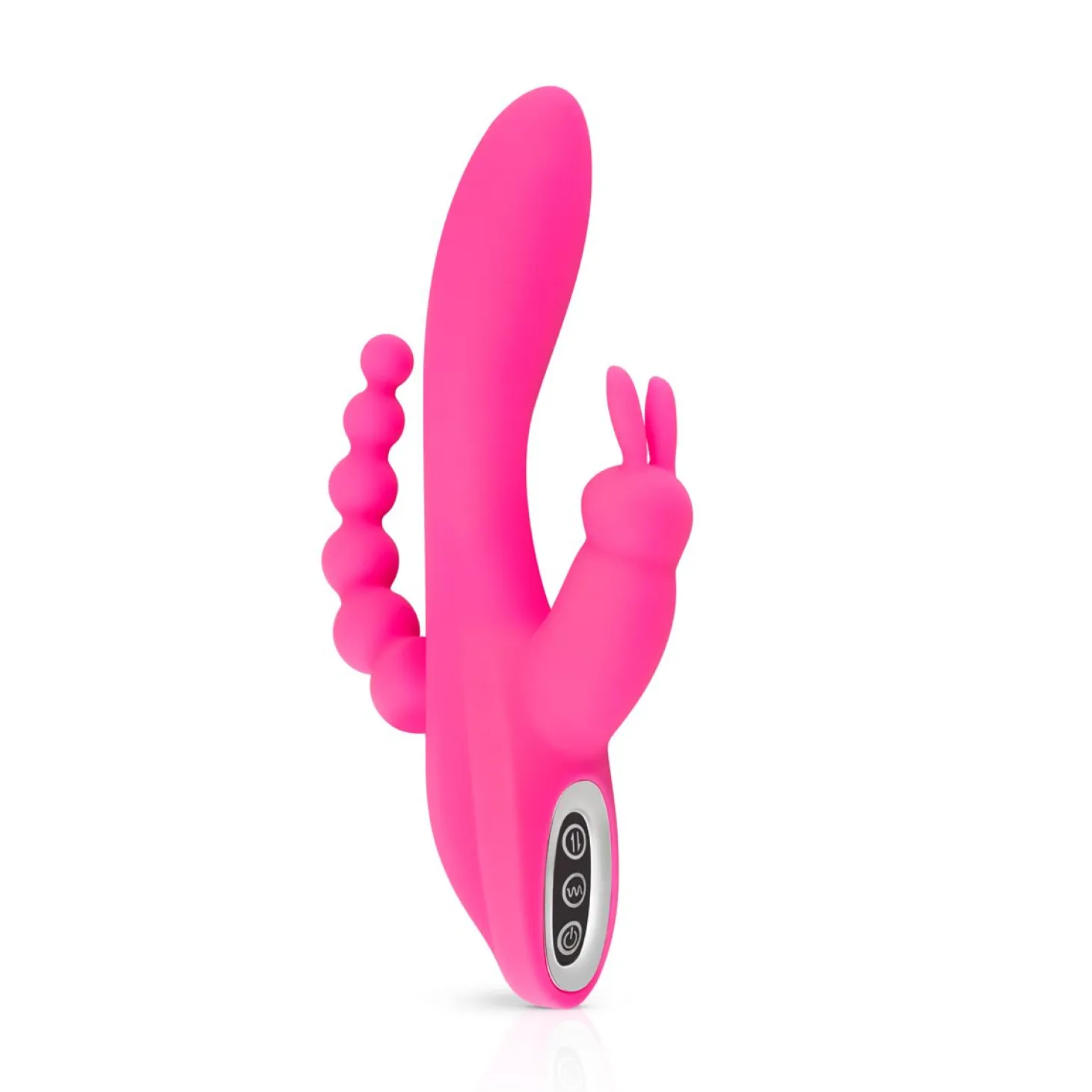 Teazers – Double Vibromasseur Rabbit – Rose