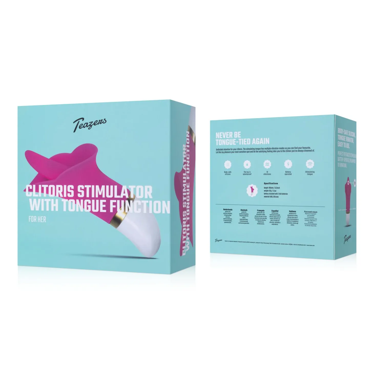 Teazers – Flower Touch Vibromasseur Clitoridien – Rose