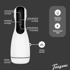 Teazers - Masturbateur automatique - Blanc
