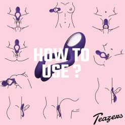 Teazers – Partner Multifun Vibromasseur Pour Couples – Violet
