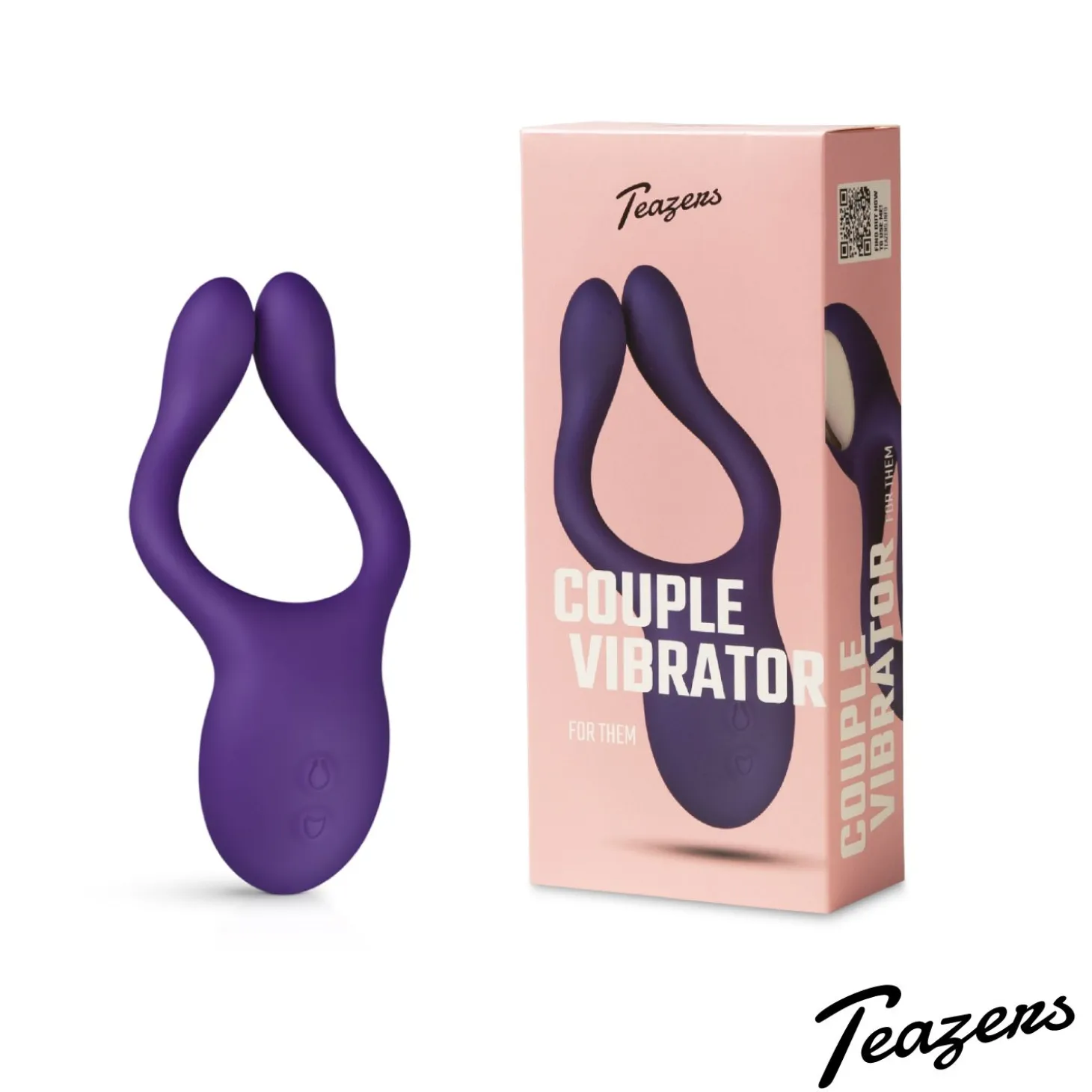 Teazers – Partner Multifun Vibromasseur Pour Couples – Violet