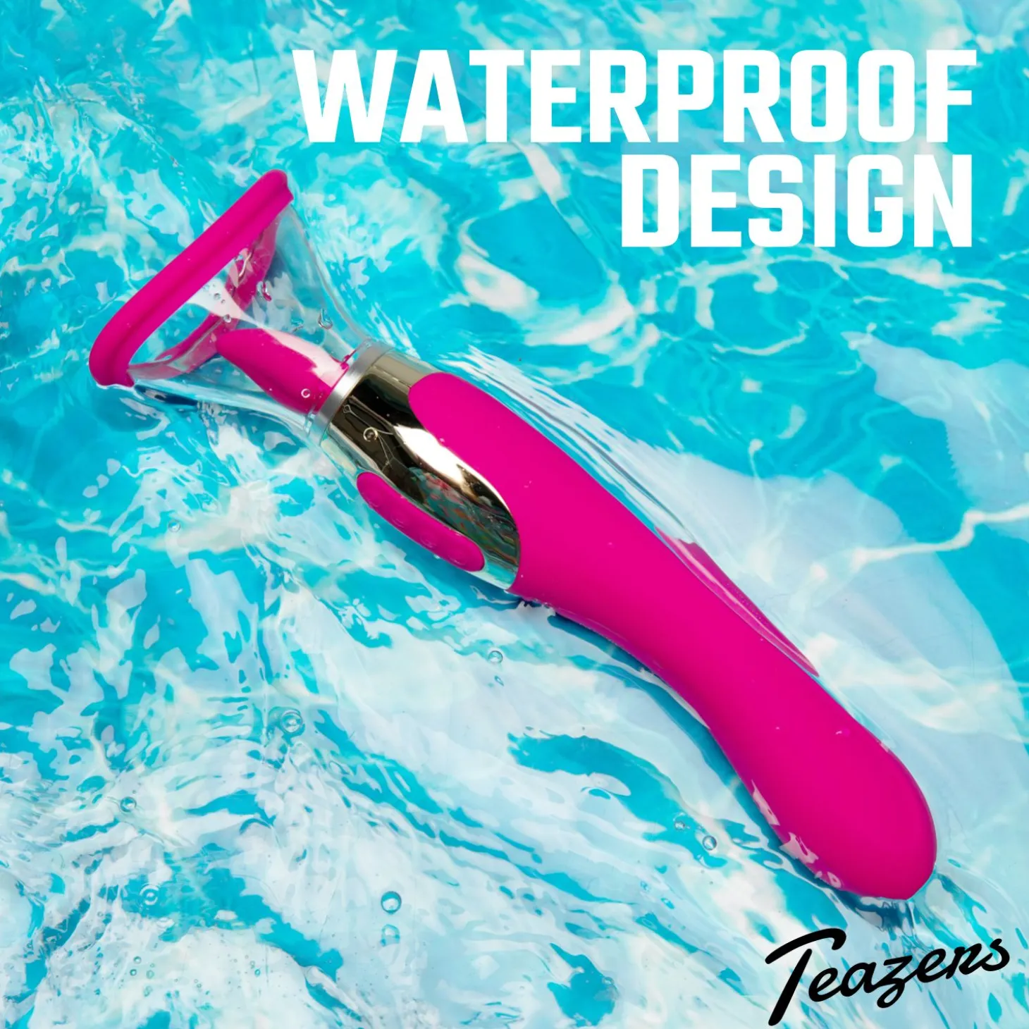 Teazers - Pompe à clitoris avec stimulateur point G - Rose