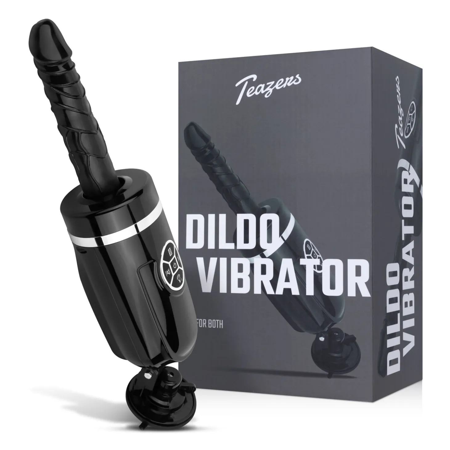 Teazers - Sex-Machine Vibromasseur va-et-vient vibrant - Noir