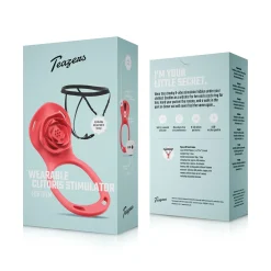 Teazers - Stimulateur Clitoridien Portable Harnais - Rouge