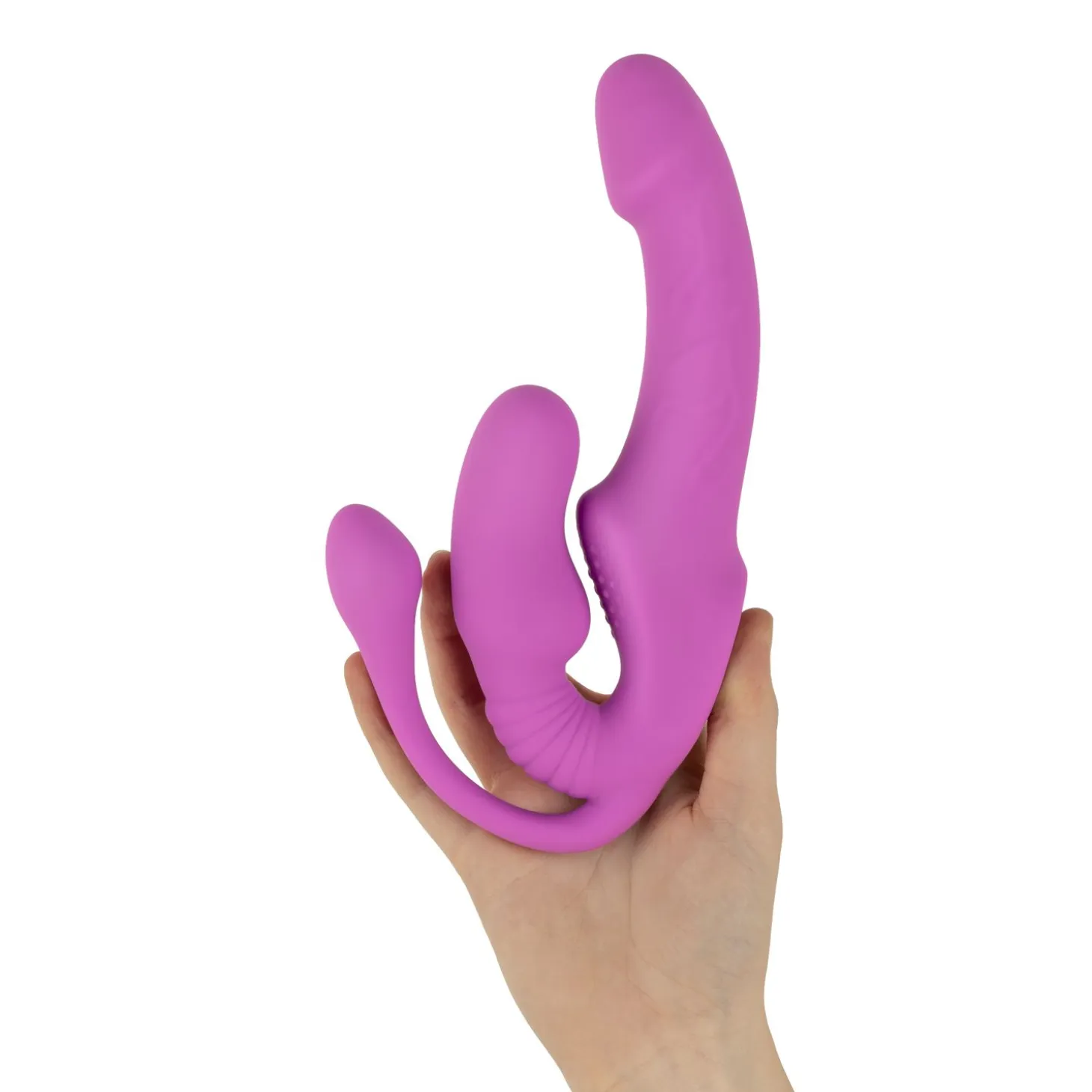 Teazers – Strap-On Sans Harnais avec Plug Anal – Rose