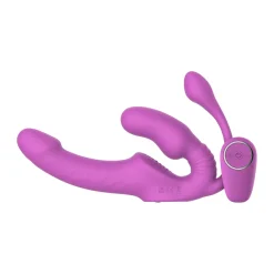 Teazers – Strap-On Sans Harnais avec Plug Anal – Rose
