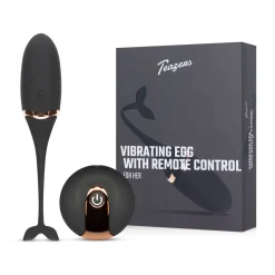 Teazers – Œuf Vibrant Avec Télécommande – Noir