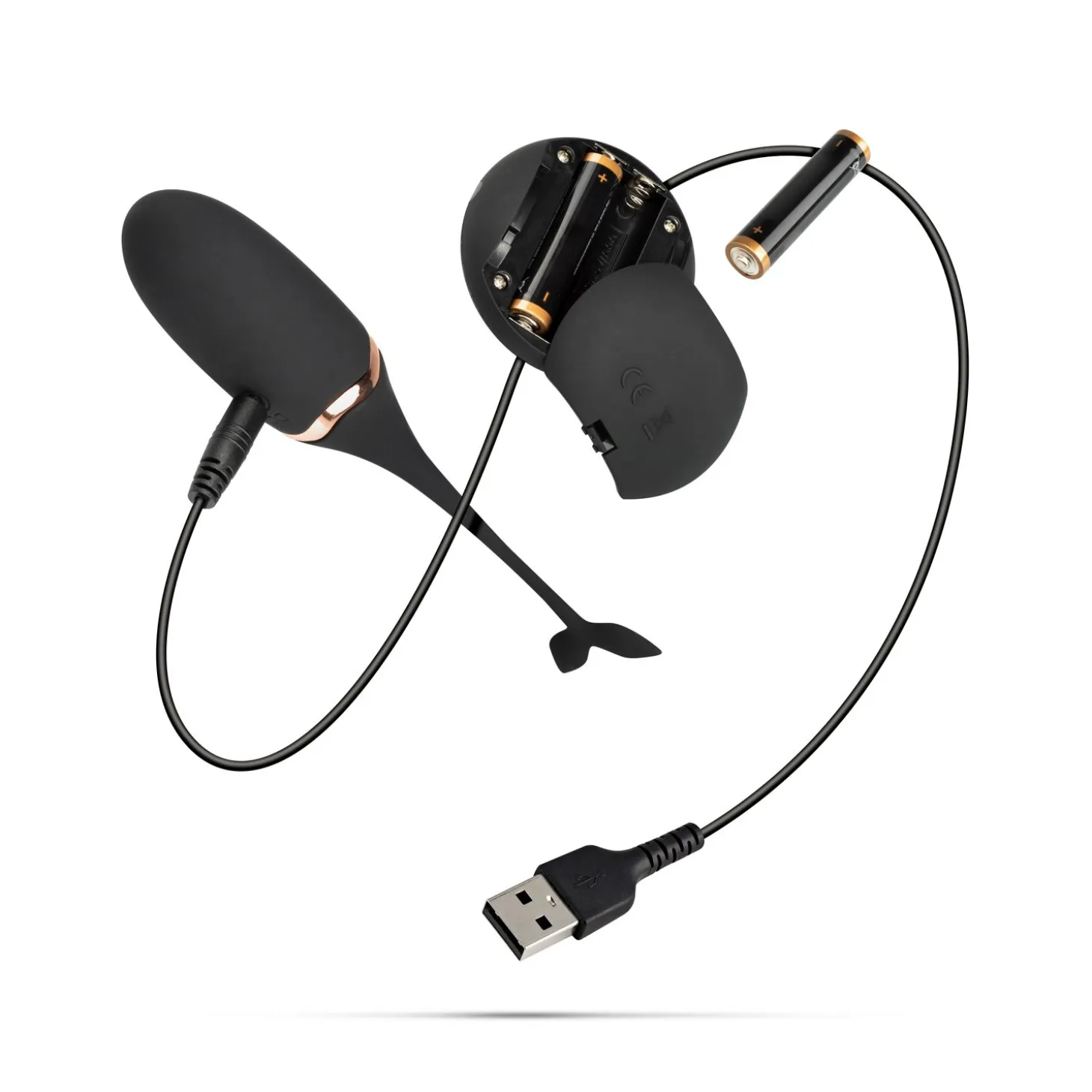 Teazers – Œuf Vibrant Avec Télécommande – Noir