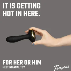 Teazers - Vibromasseur anal chauffant - Noir