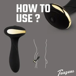 Teazers - Vibromasseur anal chauffant - Noir