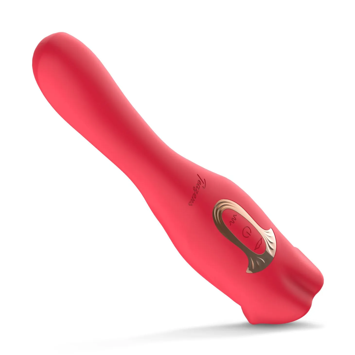 Teazers - Vibromasseur avec stimulateur clitoridien lécheur - Rouge
