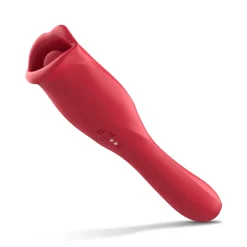 Teazers - Vibromasseur avec stimulateur clitoridien lécheur - Rouge