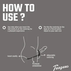 Teazers Vibromasseur Triple Prostate avec Télécommande