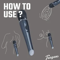 Teazers - Vibromasseur Wand - Noir