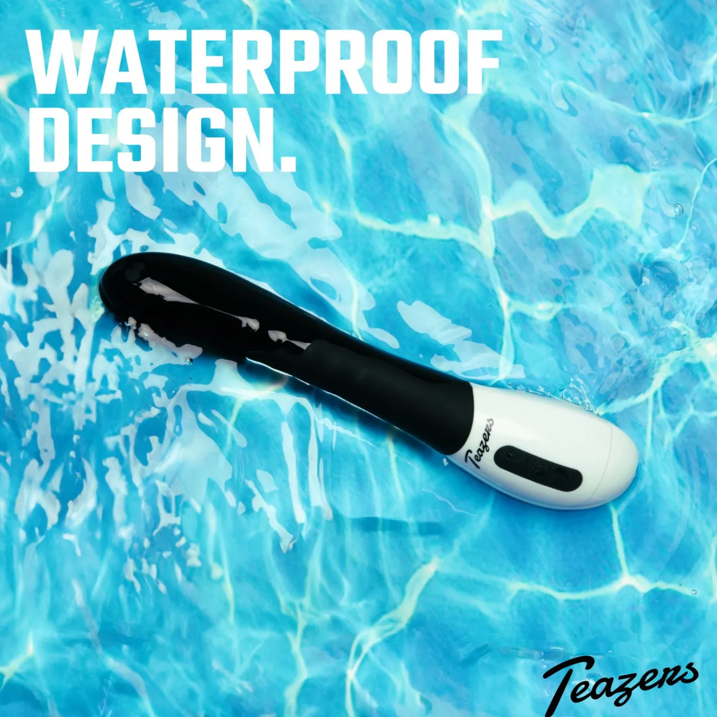 Teazers - Vibro point G nervuré - Noir