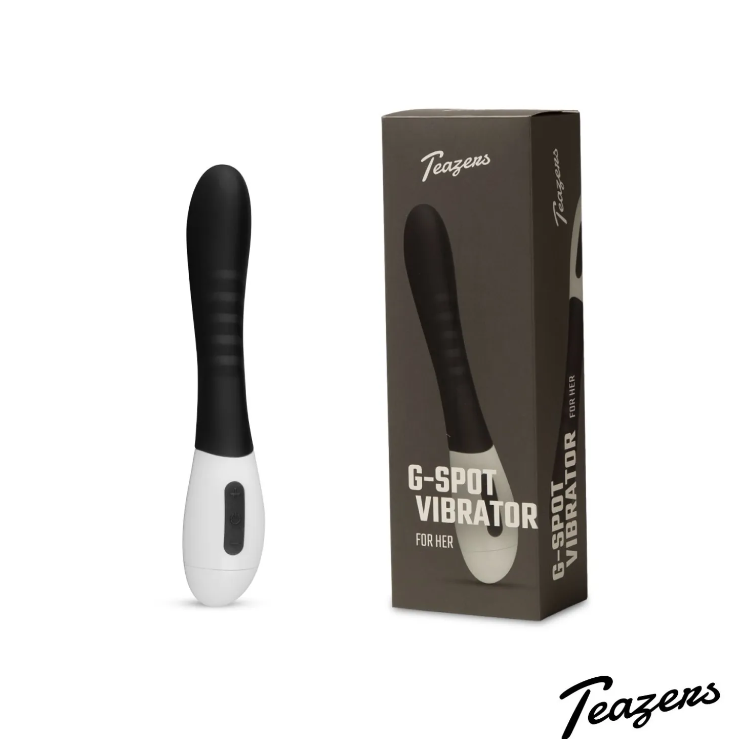 Teazers - Vibro point G nervuré - Noir