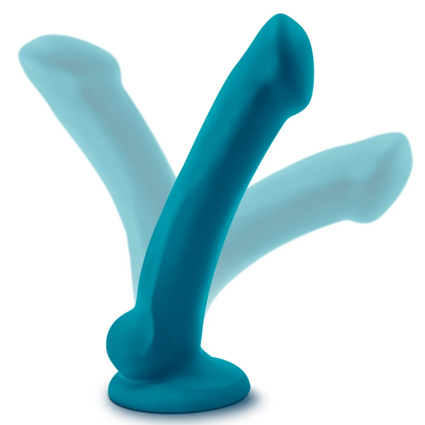 Temptasia - Gode ventouse "Reina" de 18,5 cm - Bleu