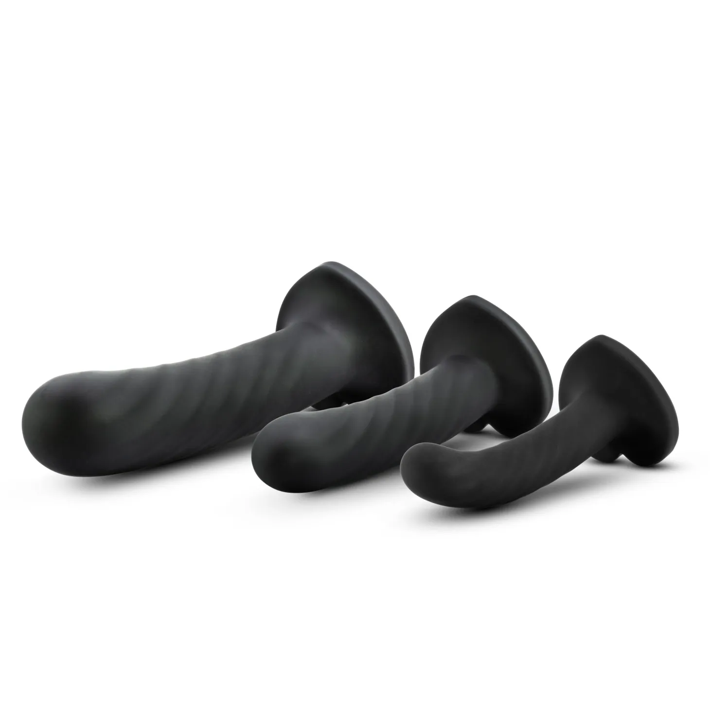 Temptasia - Set de 3 godes "Twist" - Noir