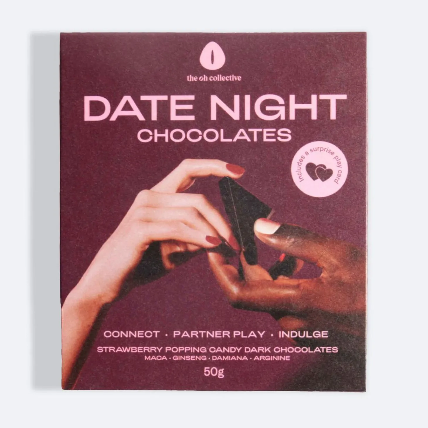 The Oh Collective – Date Night Chocolates – Avec Maca et Ginseng
