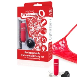 The Screaming O - Charged Remote Control Panty Vibe Red