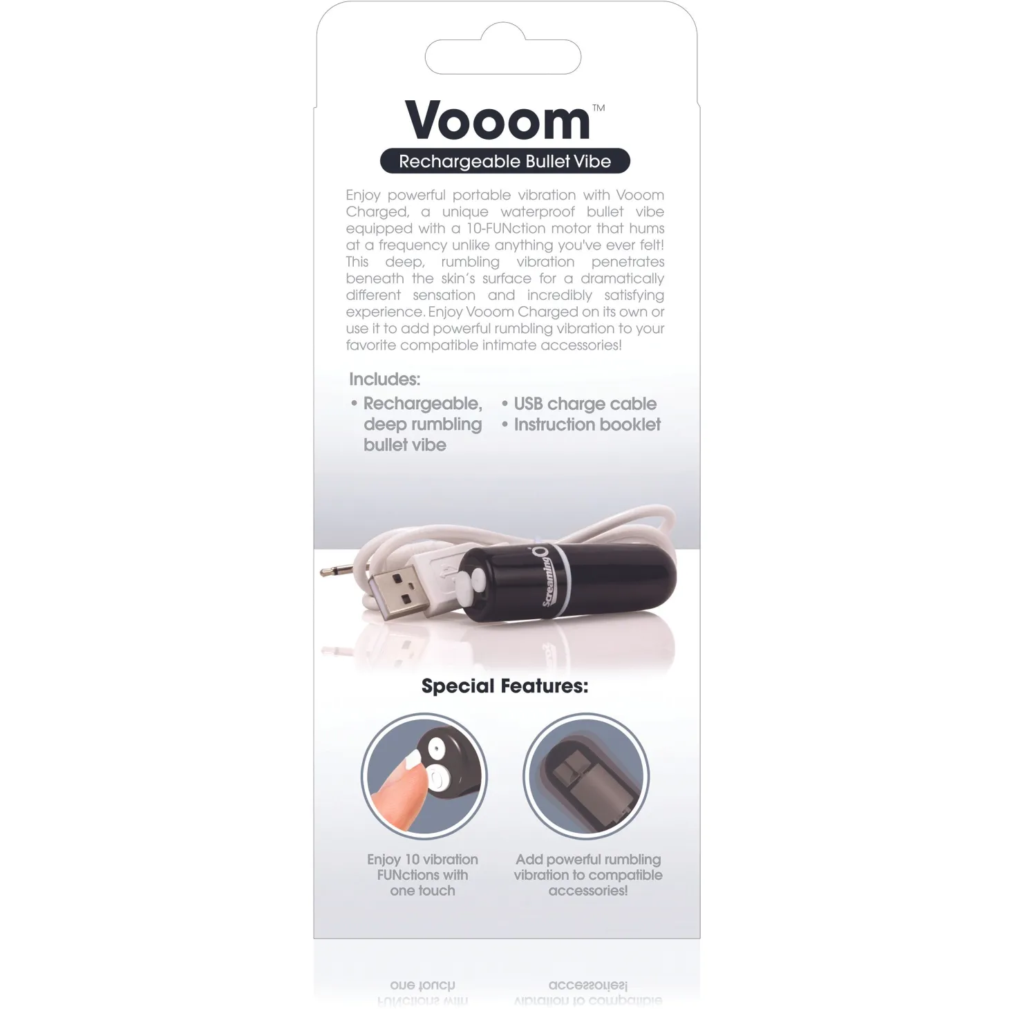 The Screaming O - Charged Vooom Bullet Vibe Black