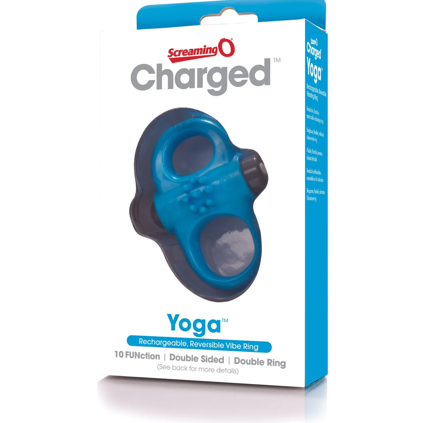 The Screaming O - Charged Yoga Vibe Ring Blue