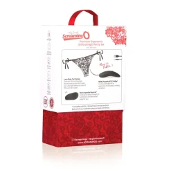 The Screaming O - Premium Ergonomic Remote Panty Set Black