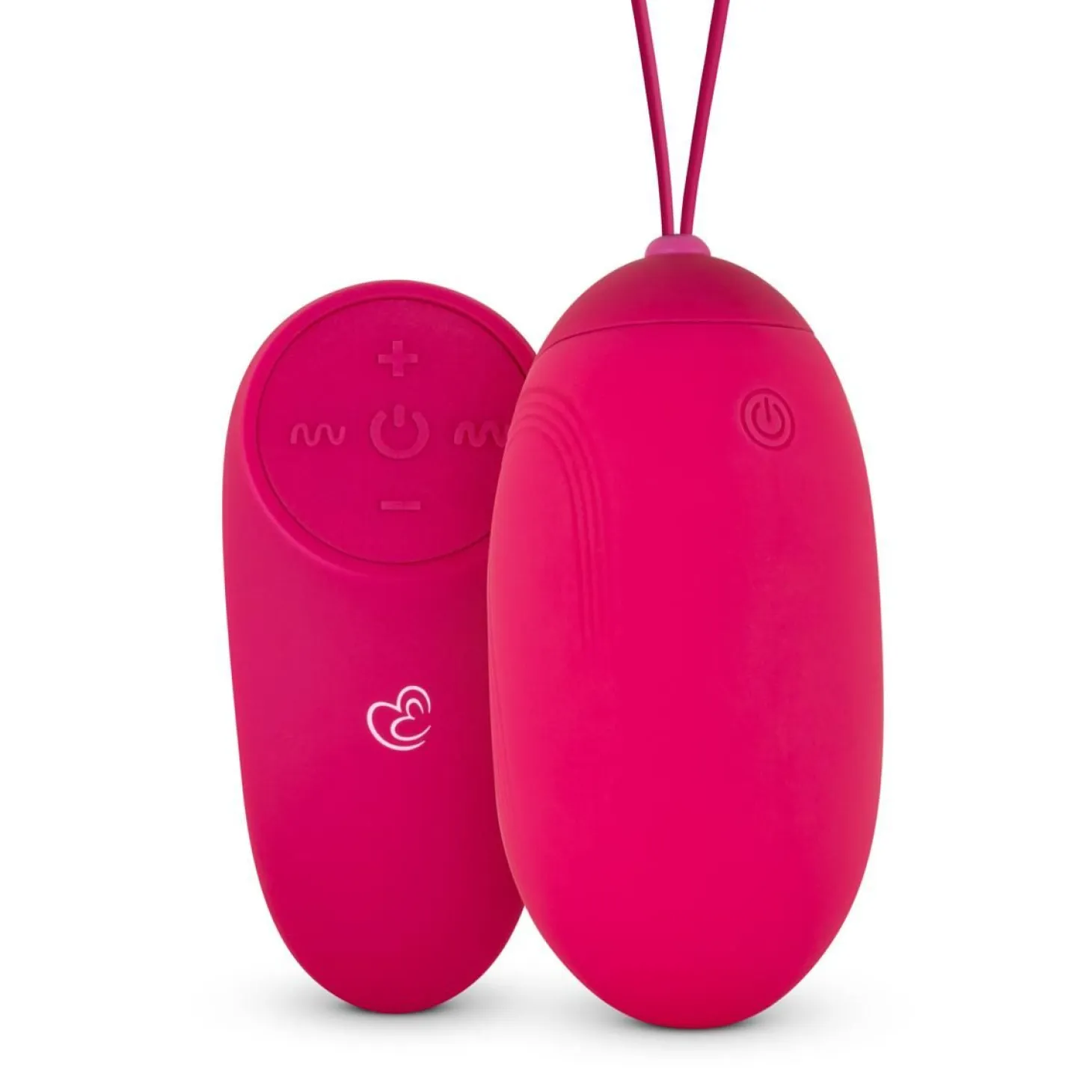 Œuf vibrant XL avec télécommande - Rose