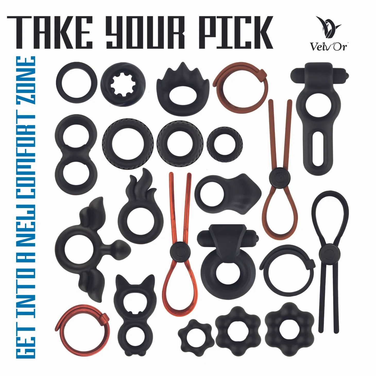 Velv'Or - Rooster Ivar Knot Design Cock Ring